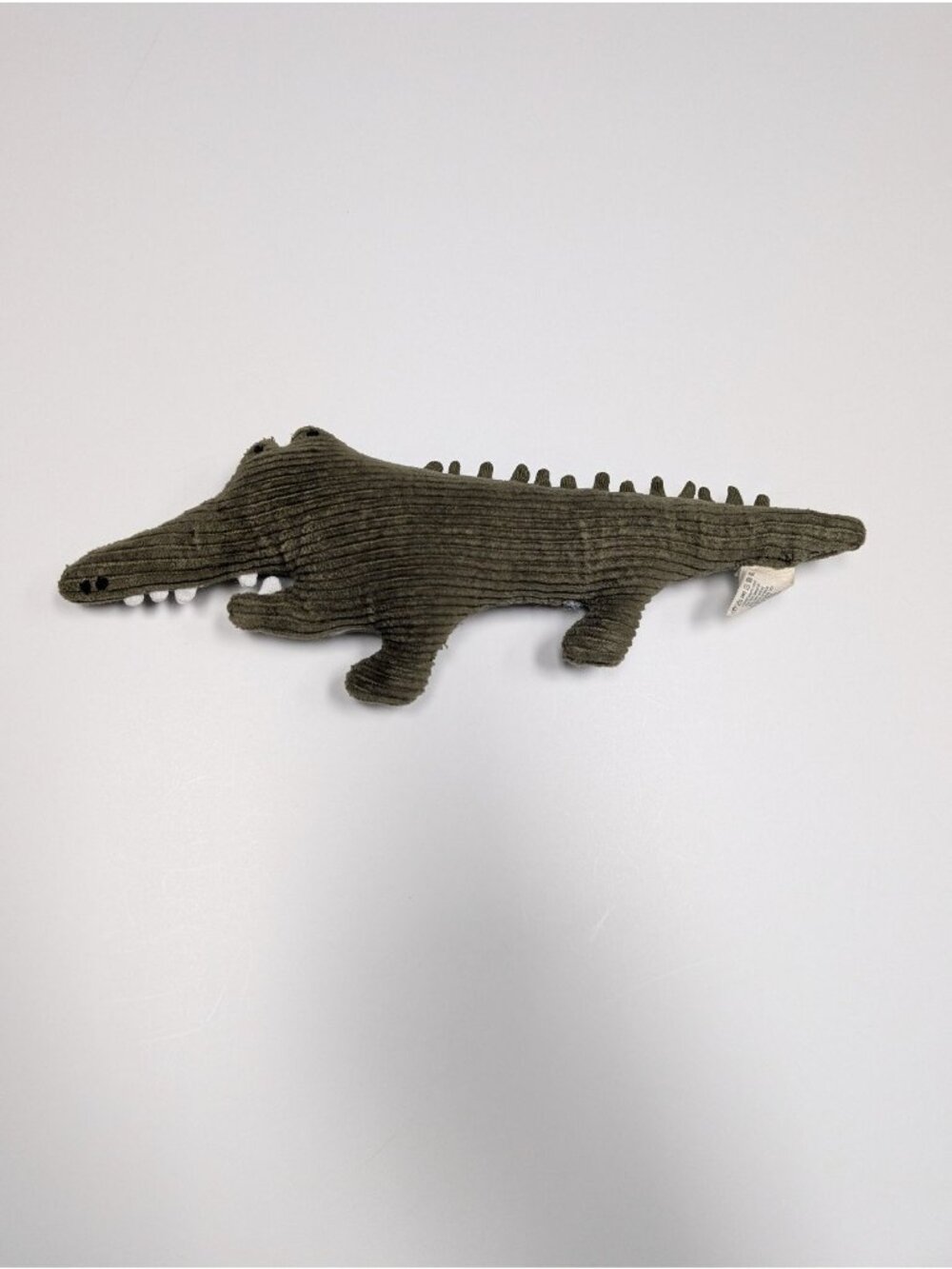 Kate Quinn Organic Cotton Corduroy Stuffy Stuffed Animal Crocodile Alligator